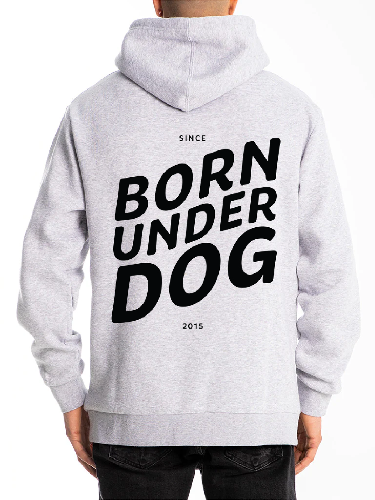 Distorted Hoodie - Grey