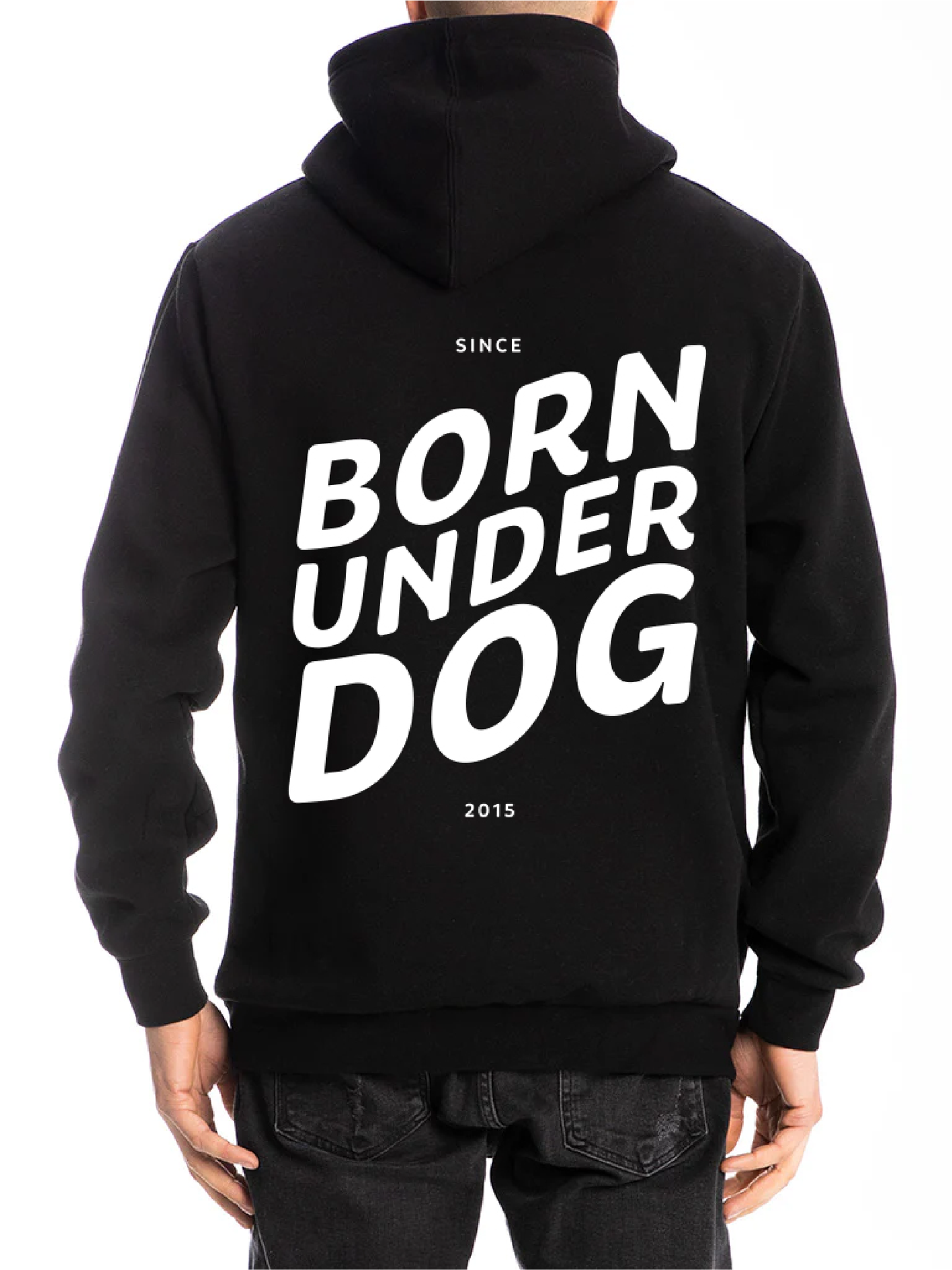 Distorted Hoodie - Black